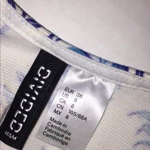 H&M Divided floral dress